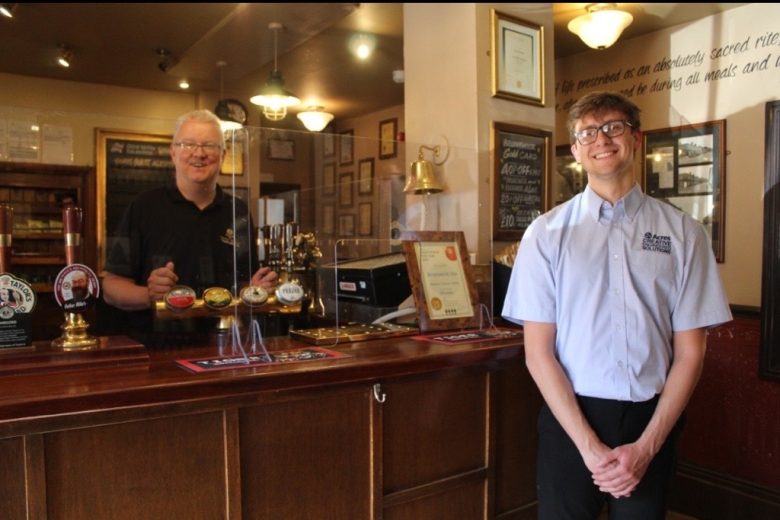 Acres Engineering supply bar top dividers to popular city pub.