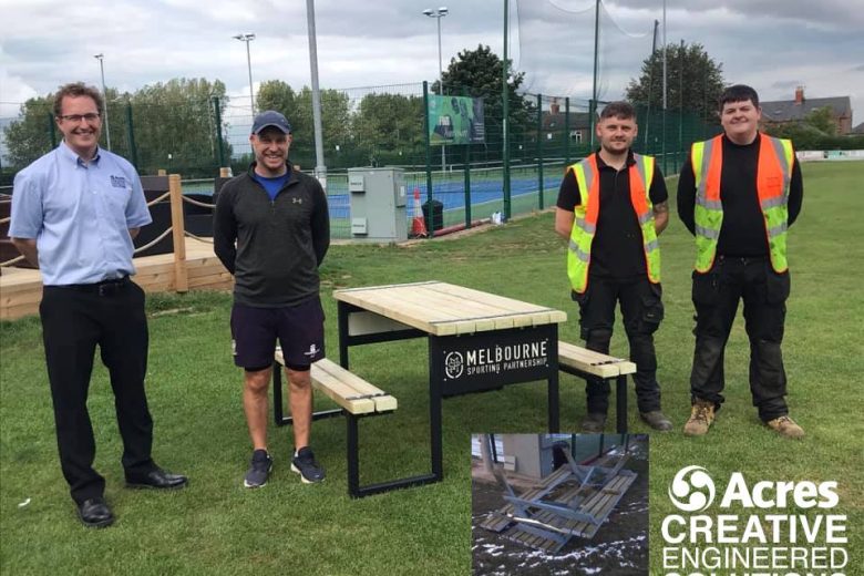 Acres to the rescue after vandalism at local sports facility