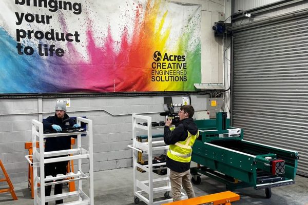 GB News Filming onsite at Acres