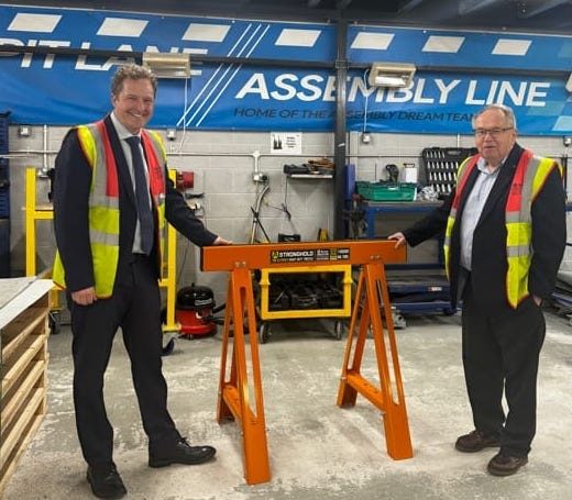 Councillor Tony King visits Acres to discuss Clean Growth & Regeneration