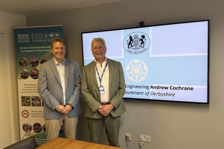 Vice Lord-Lieutenant of Derbyshire visits Acres Engineering