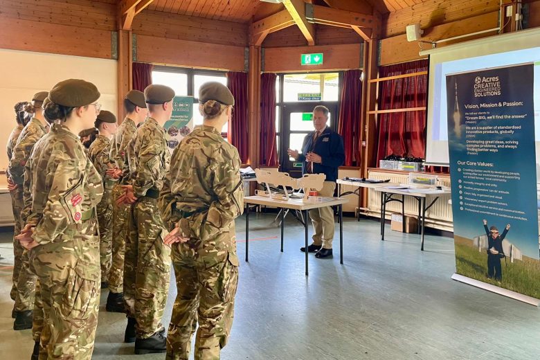 Acres attends Derbyshire Army Cadet Force D Company training weekend