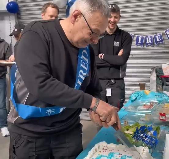 Acres wishes Happy Retirement to Andy Gordge after nearly 21 years