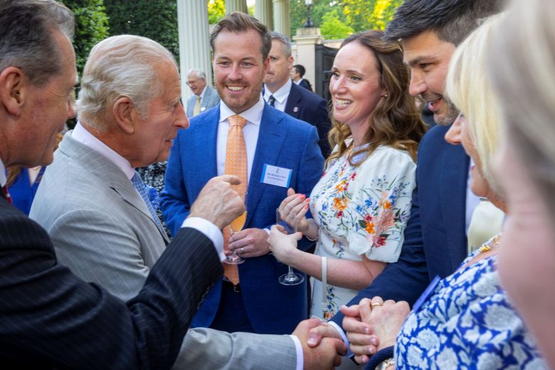 Alison Parker Meets His Majesty The King at St James’s Palace Following King’s Award Success