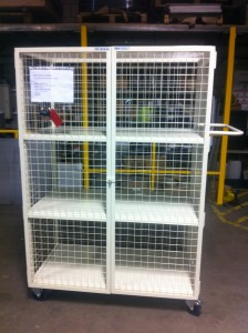2012-10-9602 – Lockable Batch Racks Trolley