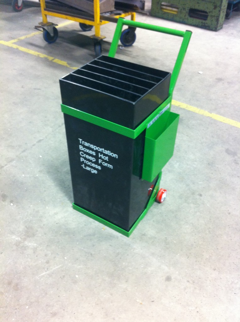 2012-10-9616 – Transportation Boxes Hot Creep Form Process