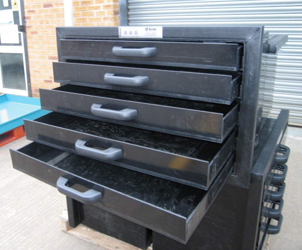 HDPE Plastic Drawer Unit