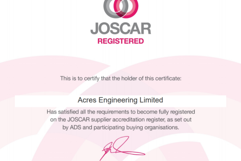 JOSCAR supplier accreditation