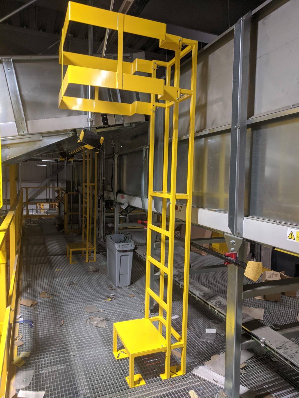Conveyor Access Ladders and Barrier Extensions