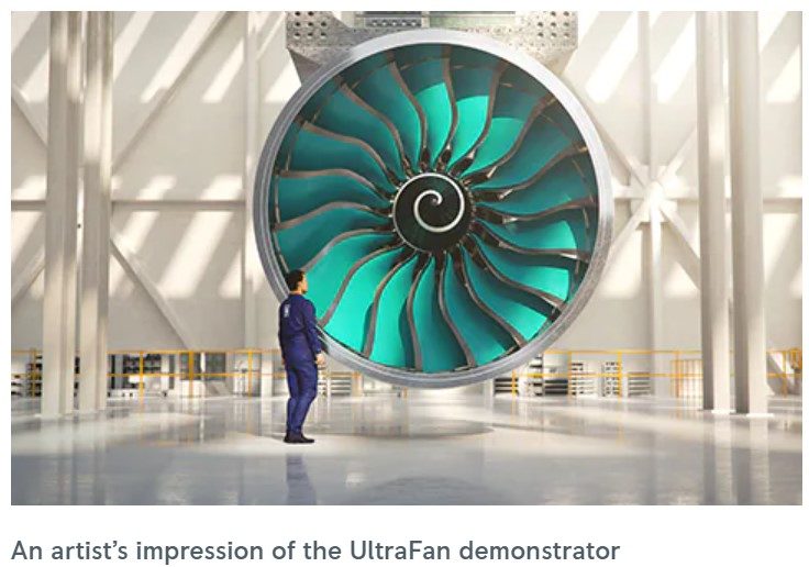 Work starts on building first UltraFan aero engine