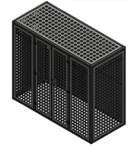 lifting equipment storage cage render