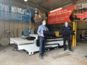 Acres Expands its Capability with Water Jet Cutting