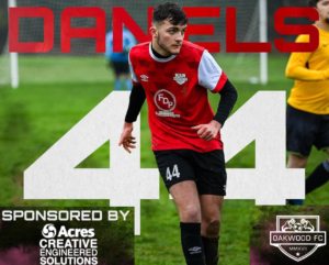 Acres sponsored player Jack Daniels scores in season finale