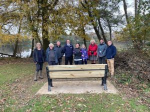 Allestree Park bench back in action after Acres donation…