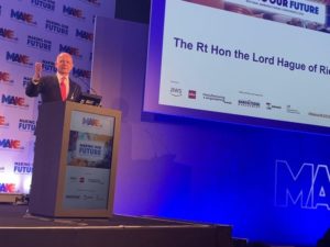 Lord Hague at the Make UK Conference