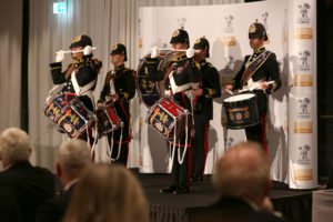 The Corps of Drums of The Royal Logistics Corps.