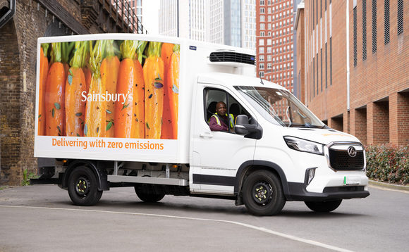 Sainsbury’s announces first store has switched to fully electric delivery fleet