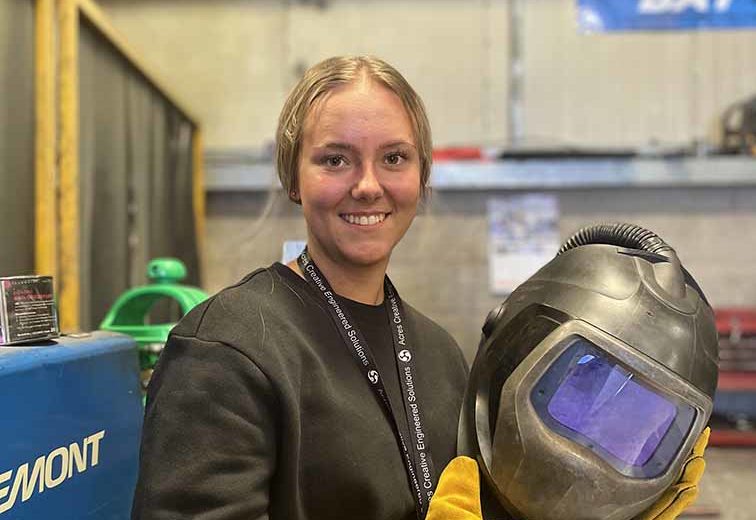 Millie Kicks-off her Journey to the World of Welding
