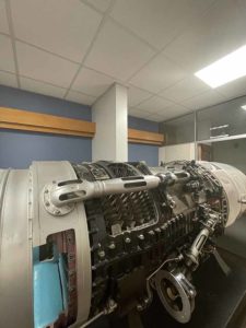 Rolls-Royce Engine inside Chellaston Academy