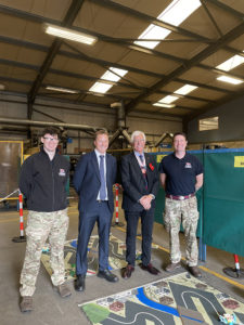 ASYET Team & HM Vice Lord-Lieutenant of Derbyshire, Colonel John Wilson OBE DL visit Acres Engineering for National Manufacturing Day 2023