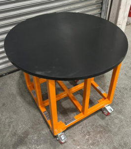 Mobile Circular Assembly Table