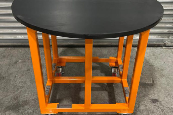 Mobile Circular Assembly Table
