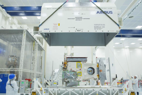 Airbus climate monitoring satellite transported for launch