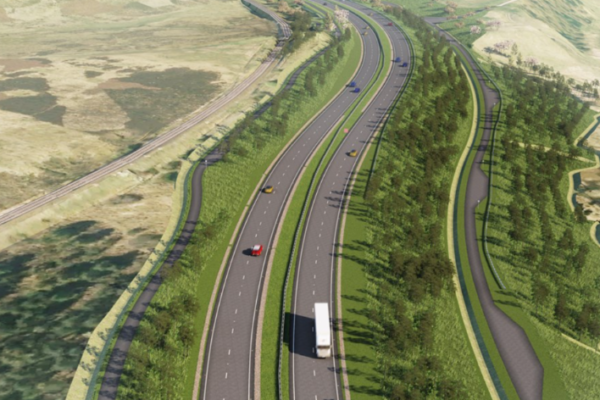 Balfour Beatty to dual A9 Tomatin to Moy stretch of road across challenging peat areas