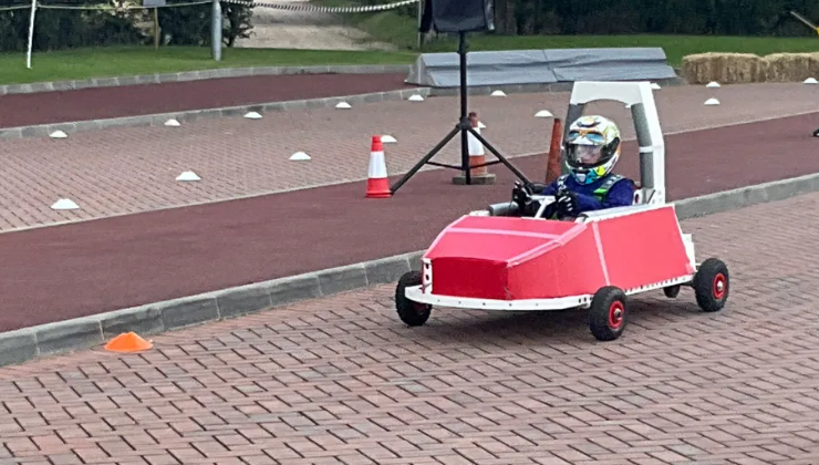 Pupils build electric go-karts in climate lessons