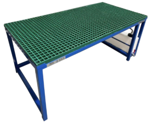 Draining Bench with Fluid Capture