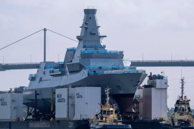 HMS Cardiff to enter water for first time, BAE Systems announces