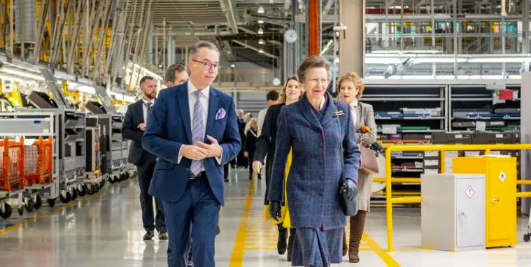 Rolls-Royce welcomes Princess Royal to Goodwood