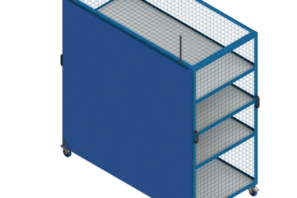 Aerospace manufacturing component / tooling racks