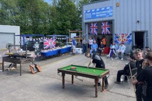 VE Day 80 staff BBQ in the sun! 🍔🌭🍺