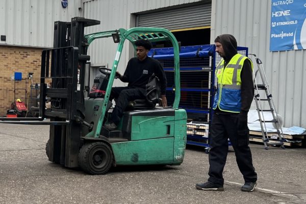 Up-skilling our staff: Forklift training