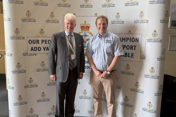 MD Luke Parker attends East Midlands Reserve Forces and Cadets Association AGM