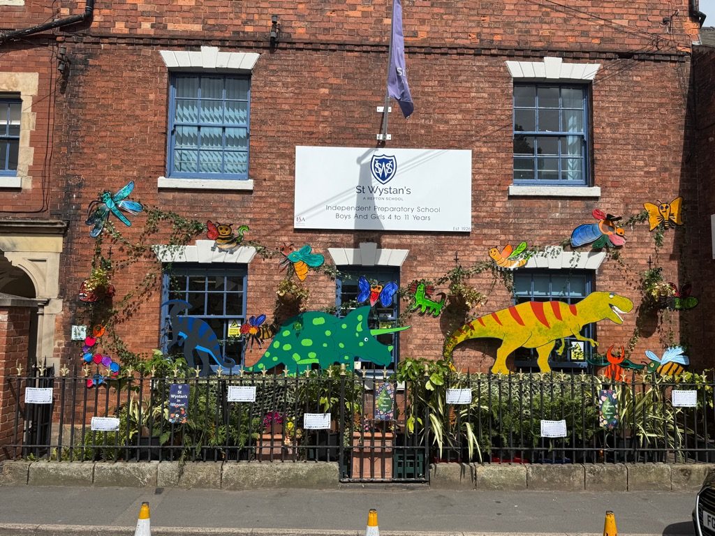 Dinos at St Wystans