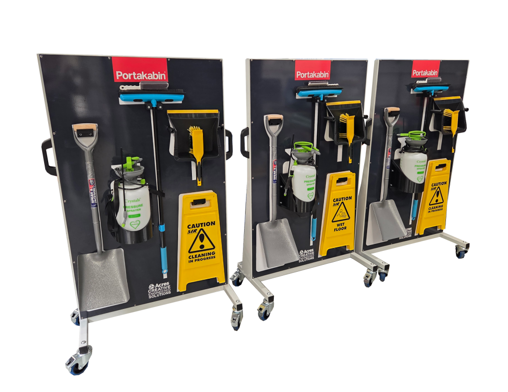 Shadow board cleaning stations